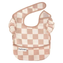 Bibs + Burps-Tiny Twinkle Mess-Proof Ruffle Easy Bib