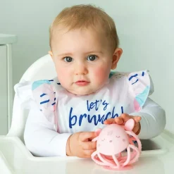 Bibs + Burps-Tiny Twinkle Mess-Proof Ruffle Easy Bib