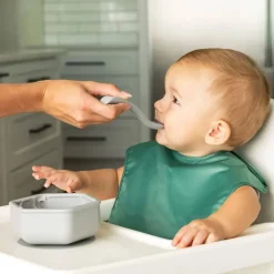 Bibs + Burps-Tiny Twinkle Mess-Proof Silicone Pocket Bib