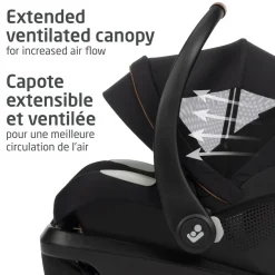 Car Seat Bases|Nfant Car Seats-Maxi-Cosi Mico Luxe+ Car Seat - Onyx Sand