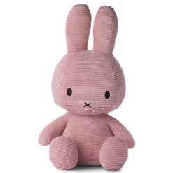 Plush Animals-Bon Ton Toys Miffy ECO Corduroy Plush 20