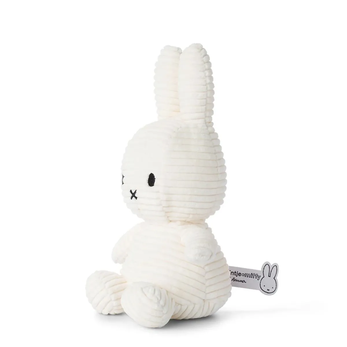 Plush Animals-Bon Ton Toys Miffy ECO Corduroy Plush 9"