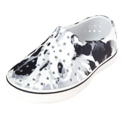 Sandals|Slip-On-Native Shoes Miles Print Shoes (Child) Grey Tie Dye
