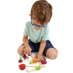 Pretend Play|Wooden Toys-Tender Leaf Toys Mini Chef Chopping Board