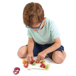 Pretend Play|Wooden Toys-Tender Leaf Toys Mini Chef Chopping Board