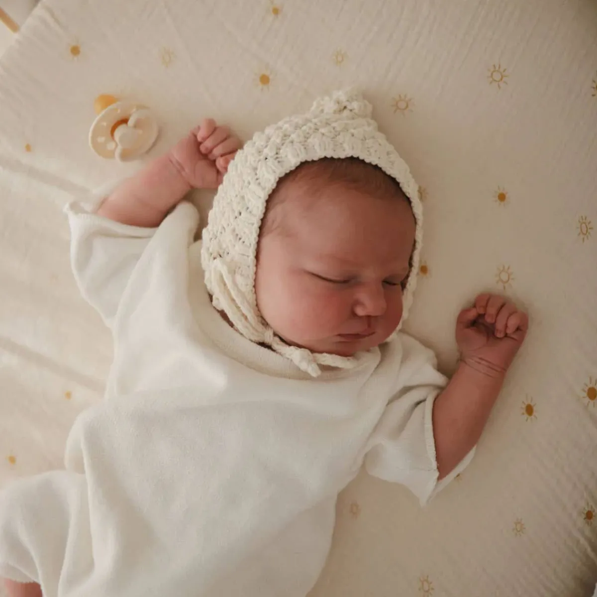 Mini Crib Bedding|Crib Fitted Sheets-Mushie Mini Crib Sheet