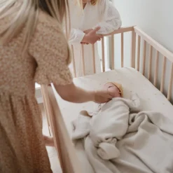 Mini Crib Bedding|Crib Fitted Sheets-Mushie Mini Crib Sheet