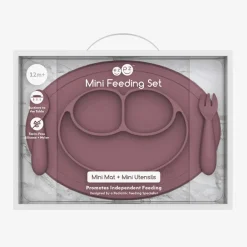 Kids Plates + Bowls|Grip + Suction Dishes-Ez Pz Mini Feeding Set