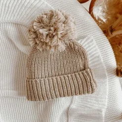 Beanies|Winter Hats-Blossom & Pear Mini Knit Beanie