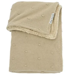 Blankets-Meyco Baby Mini Knots Teddy Crib Blanket