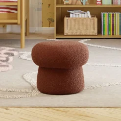 Beanbag Chairs-Babyletto Mini Mushroom Pouf