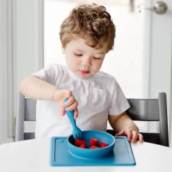 Kids Utensils|Toddler Training Utensils-Ez Pz Mini Utensils (Fork + Spoon)