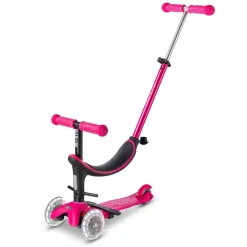 Ride-On Toys-Micro Scooters Mini2Grow Deluxe LED Scooter