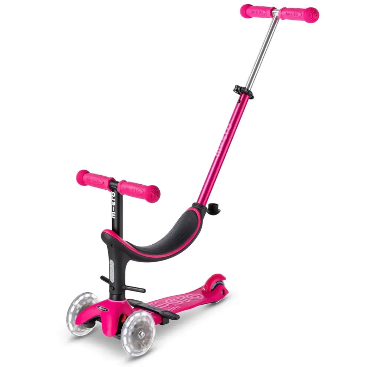 Ride-On Toys-Micro Scooters Mini2Grow Deluxe LED Scooter