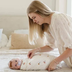 Blankets-Saranoni Minky Stretch Luxe Swaddle Blanket