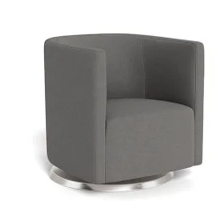 Gliders-Monte Design Mitchell Swivel Chair - Wool Fabric