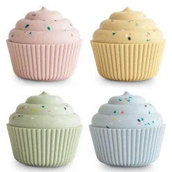 Bath Toys-Mushie Mix & Match Cupcake Toy