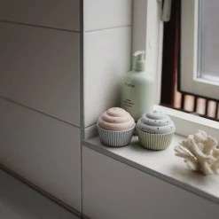 Bath Toys-Mushie Mix & Match Cupcake Toy