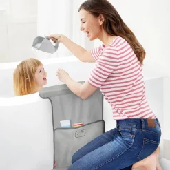 Bath Kneelers + Elbow Rests-Skip Hop Moby All-In-One Elbow Saver & Kneeler Grey