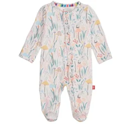 Onesies|Sleepers-Magnetic Me Modal Magnetic Ruffle Footie