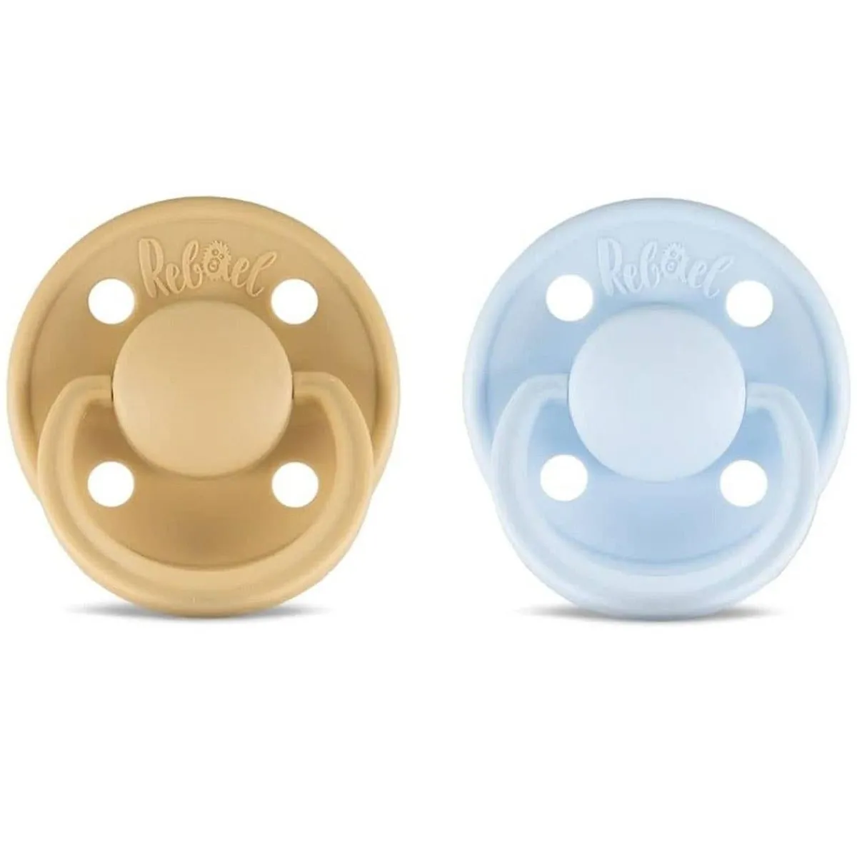 Pacifiers + Clips-Rebael Mono Pacifier (2 Pack)