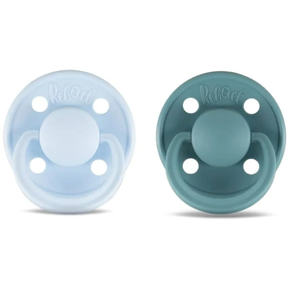 Pacifiers + Clips-Rebael Mono Pacifier (2 Pack)