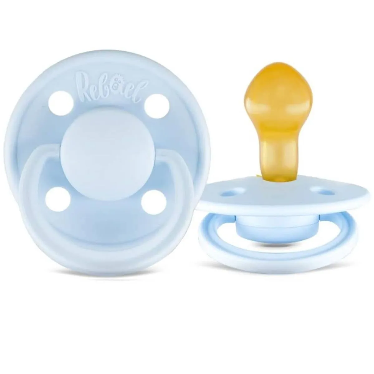 Pacifiers + Clips-Rebael Mono Pacifier (2 Pack)
