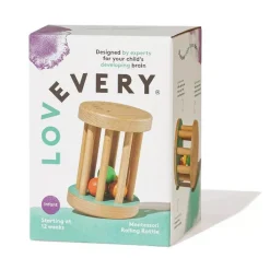 Wooden Toys|Play + Learn Toys-Lovevery Montessori Rolling Rattle