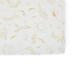 Crib Fitted Sheets-Pehr Moondance Crib Sheet