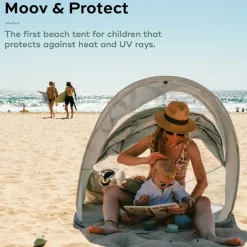 Uv Sun Protection Canopies|Travel Gear-BabyMoov Moov & Protect Green Lagoon