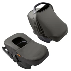 Nursing Scarves|Car Seat Accessories-Boon Inc. Morph Car Seat Cover Charcoal