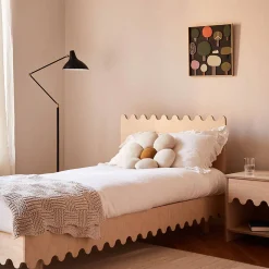 Twin Beds + Trundles-Oeuf Moss Twin Bed