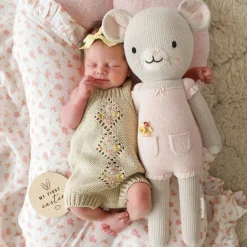 Knit Animals-cuddle + kind Mouse Big Knit Doll