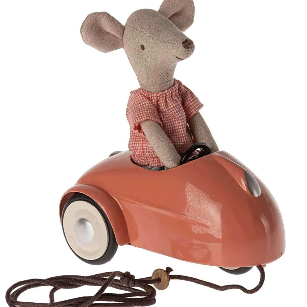 Pull Toys-Maileg Mouse Car