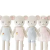Knit Animals-cuddle + kind Mouse Mini Knit Doll