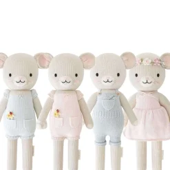 Knit Animals-cuddle + kind Mouse Mini Knit Doll