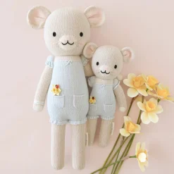 Knit Animals-cuddle + kind Mouse Mini Knit Doll