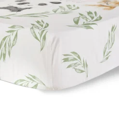 Crib Fitted Sheets-Levtex Baby Mozambique Crib Sheet