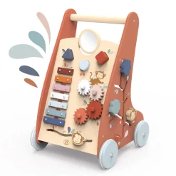 Wooden Toys|Baby Walkers-Speedy Monkey Multi Activity Walker