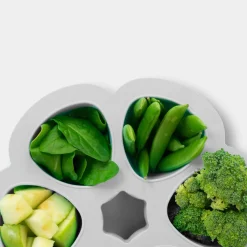 Baby Food Prep + Storage-Beaba Multiportions with Cover (3 oz)