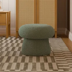 Beanbag Chairs-Babyletto Mushroom Pouf