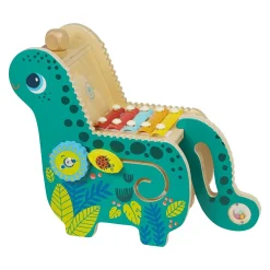 Musical Instruments|Wooden Toys-Manhattan Toy Musical Diego Dino