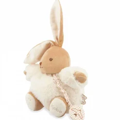 Plush Animals-Kaloo Musical Round Rabbit Cream
