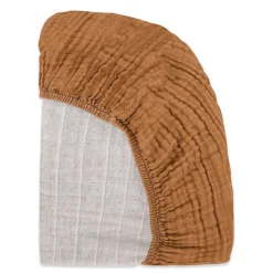 Crib Fitted Sheets-Babyletto Muslin All-Stages Midi Crib Sheet