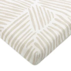 Crib Fitted Sheets-Babyletto Muslin All-Stages Midi Crib Sheet