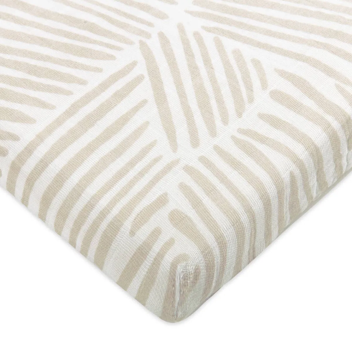 Crib Fitted Sheets-Babyletto Muslin All-Stages Midi Crib Sheet