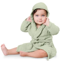 Towels + Cloths-Comfycubs Muslin Bathrobe (18-24M)