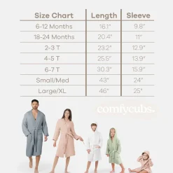 Towels + Cloths-Comfycubs Muslin Bathrobe (18-24M)