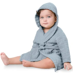 Towels + Cloths-Comfycubs Muslin Bathrobe (18-24M)