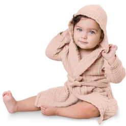Towels + Cloths-Comfycubs Muslin Bathrobe (18-24M)